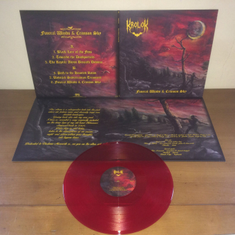 KROLOK Funeral Winds & Crimson Sky LP BLOODRED [VINYL 12
